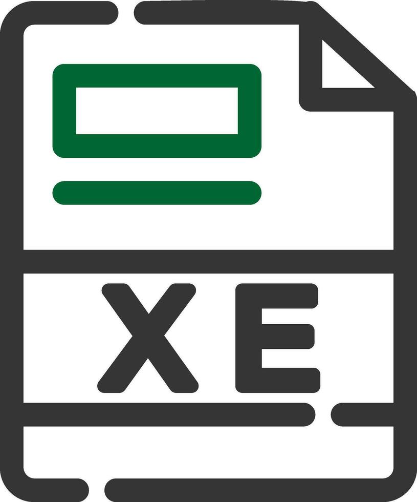 XE Creative Icon Design vector