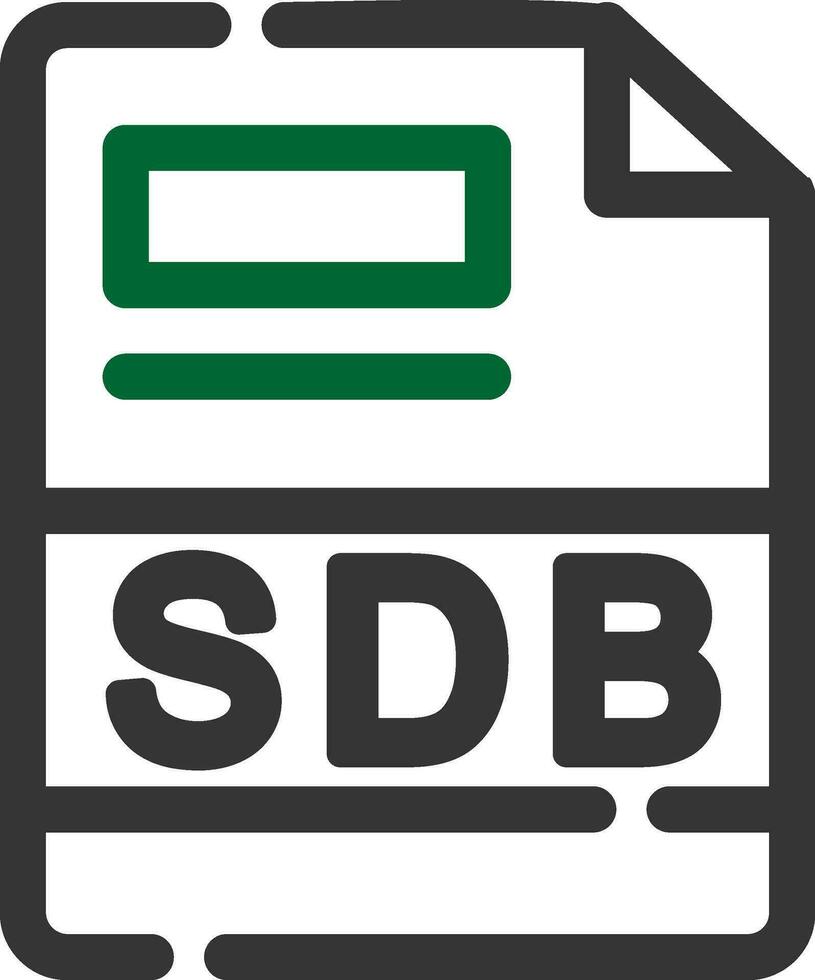 SDB Creative Icon Design vector