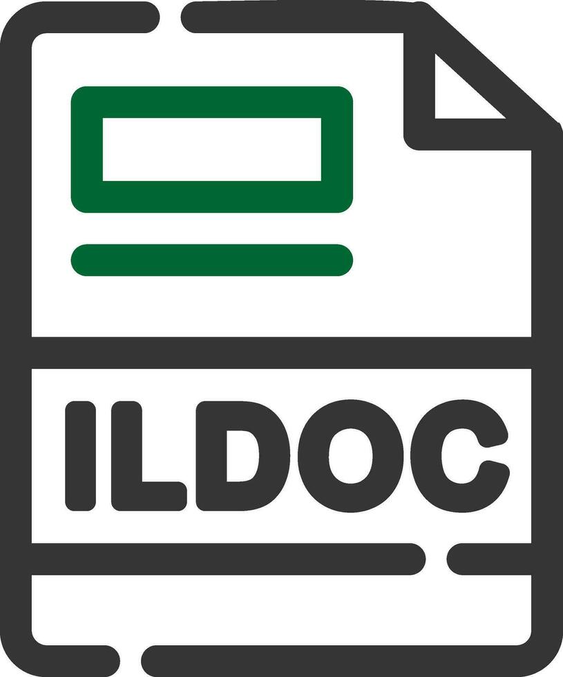 ildoc creativo icono diseño vector