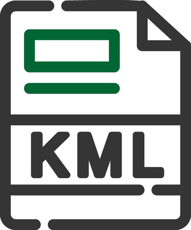 KML Creative Icon Design vector