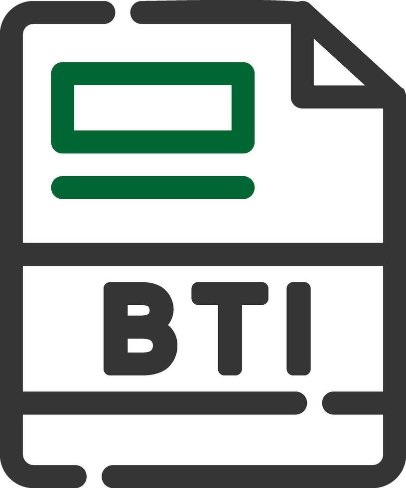 BTI Creative Icon Design vector