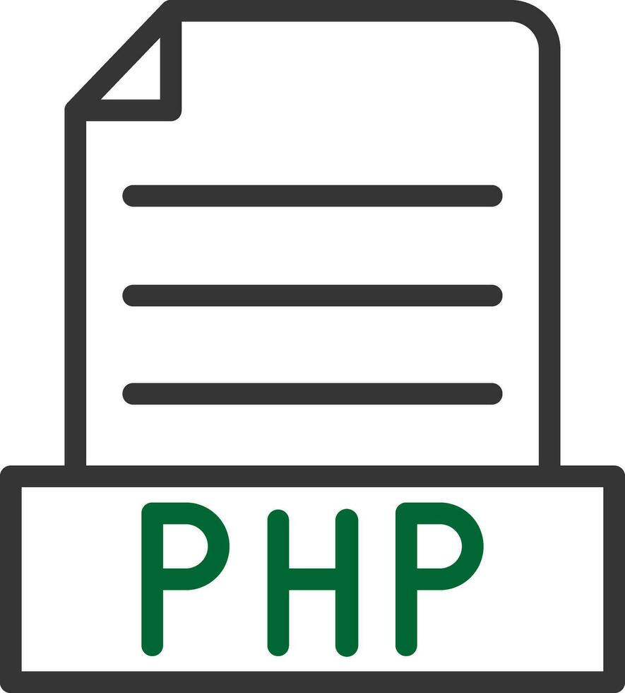 Php Creative Icon Design vector
