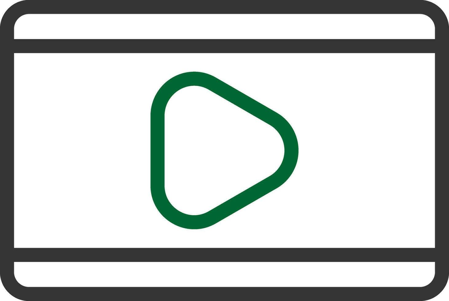 Video Play Creative Icon Design vector