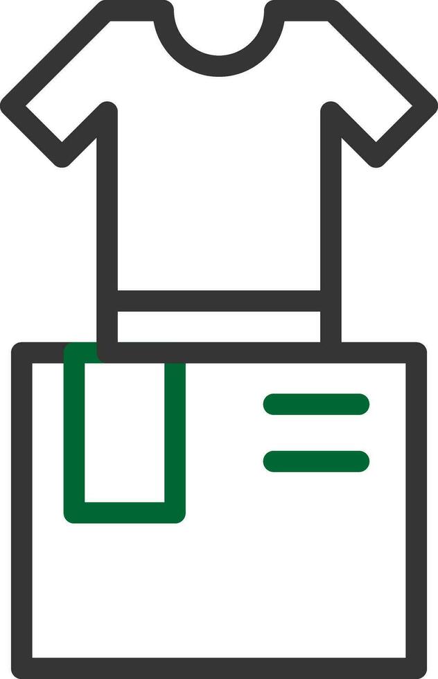 Clothes Box Creative Icon Design vector
