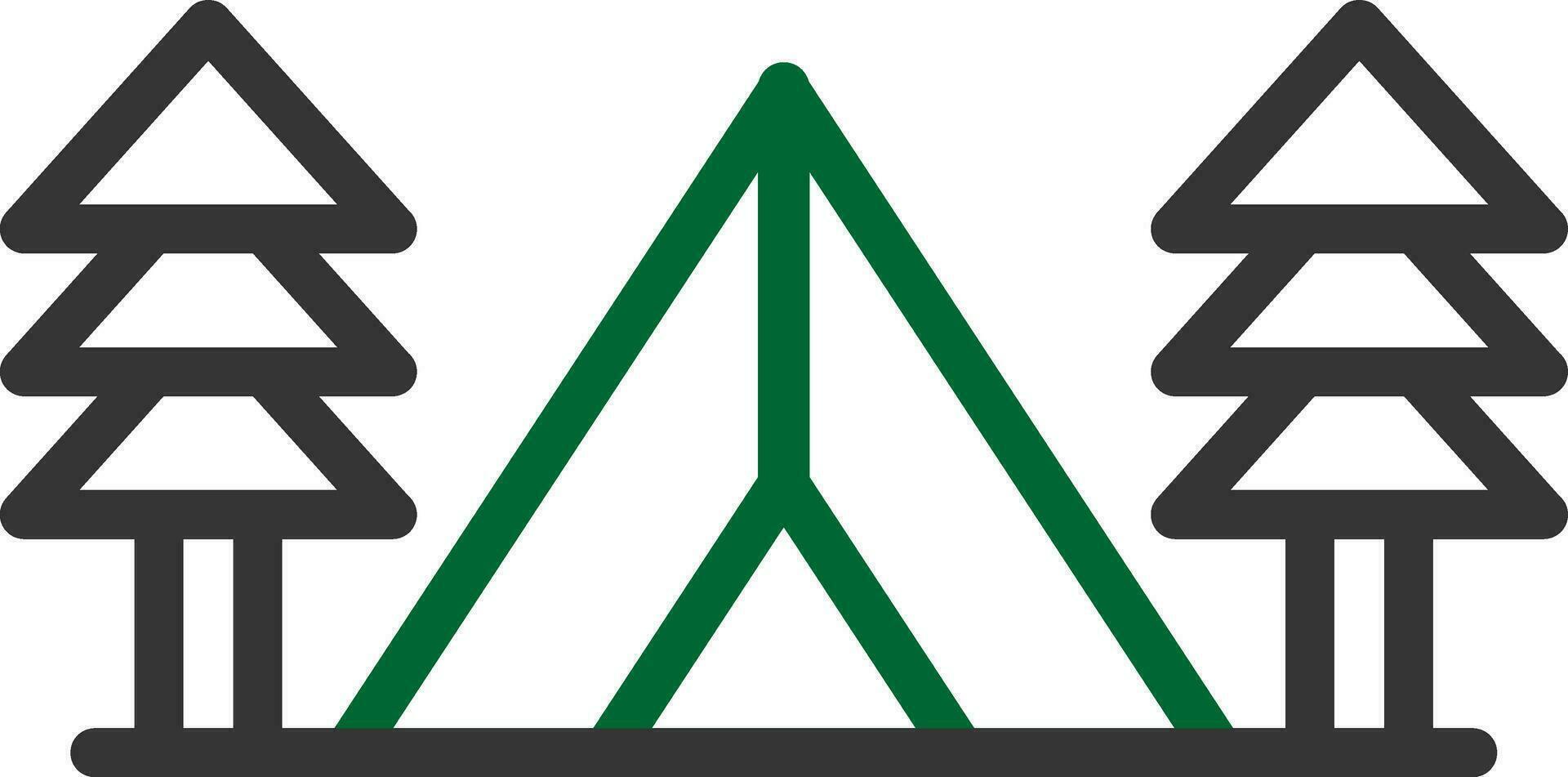 Tent Creative Icon Design vector