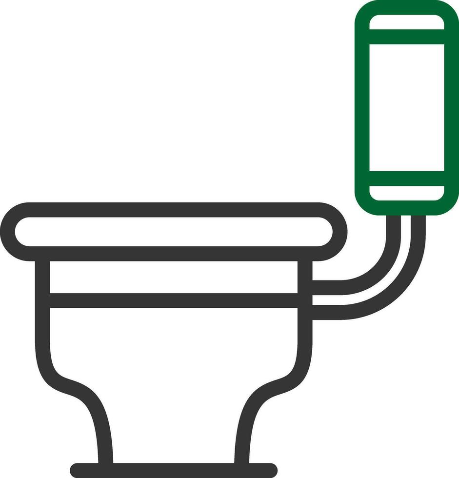 Toilet Creative Icon Design vector