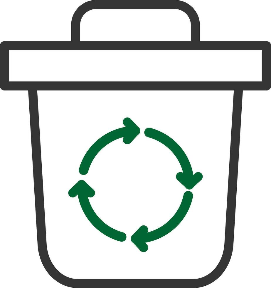 diseño de icono creativo de basura vector