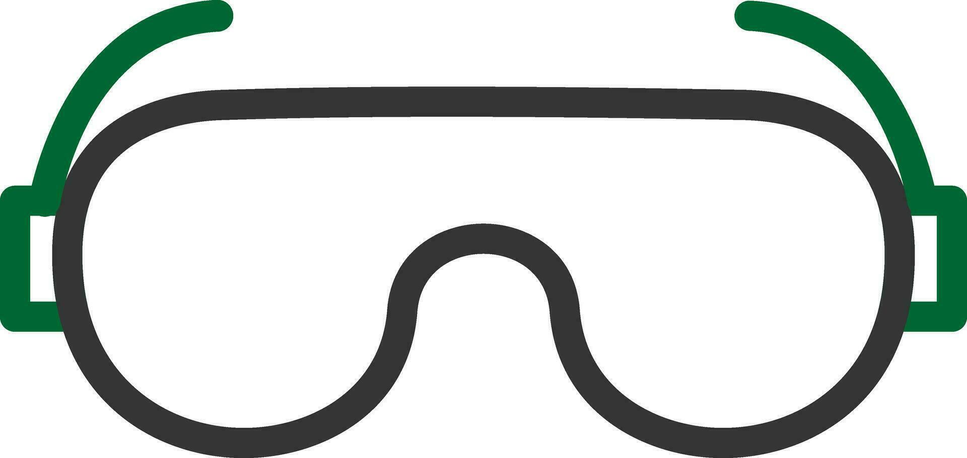 Lab Goggles Creative Icon Design vector