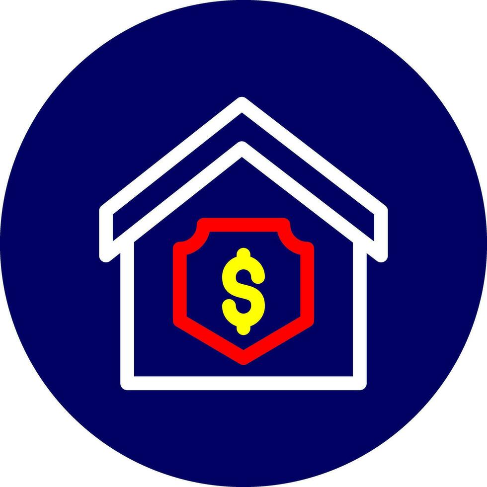 Home Insurance Creative Icon Design vector