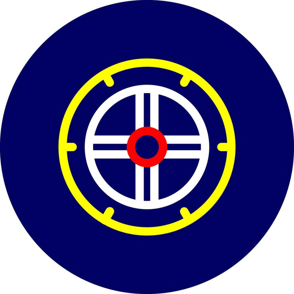 Wheel Creative Icon Design vector