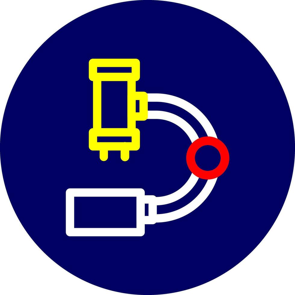 Microscope Creative Icon Design vector