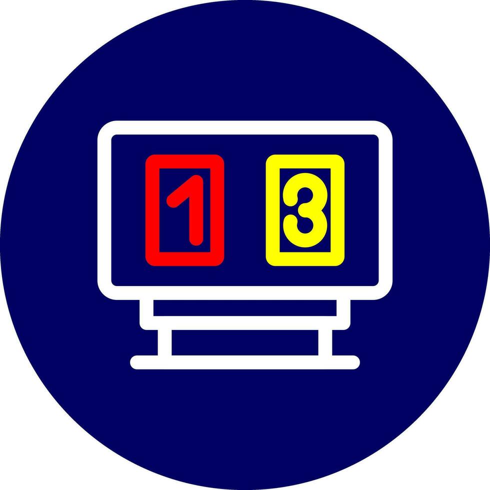 Scoreboard Creative Icon Design vector