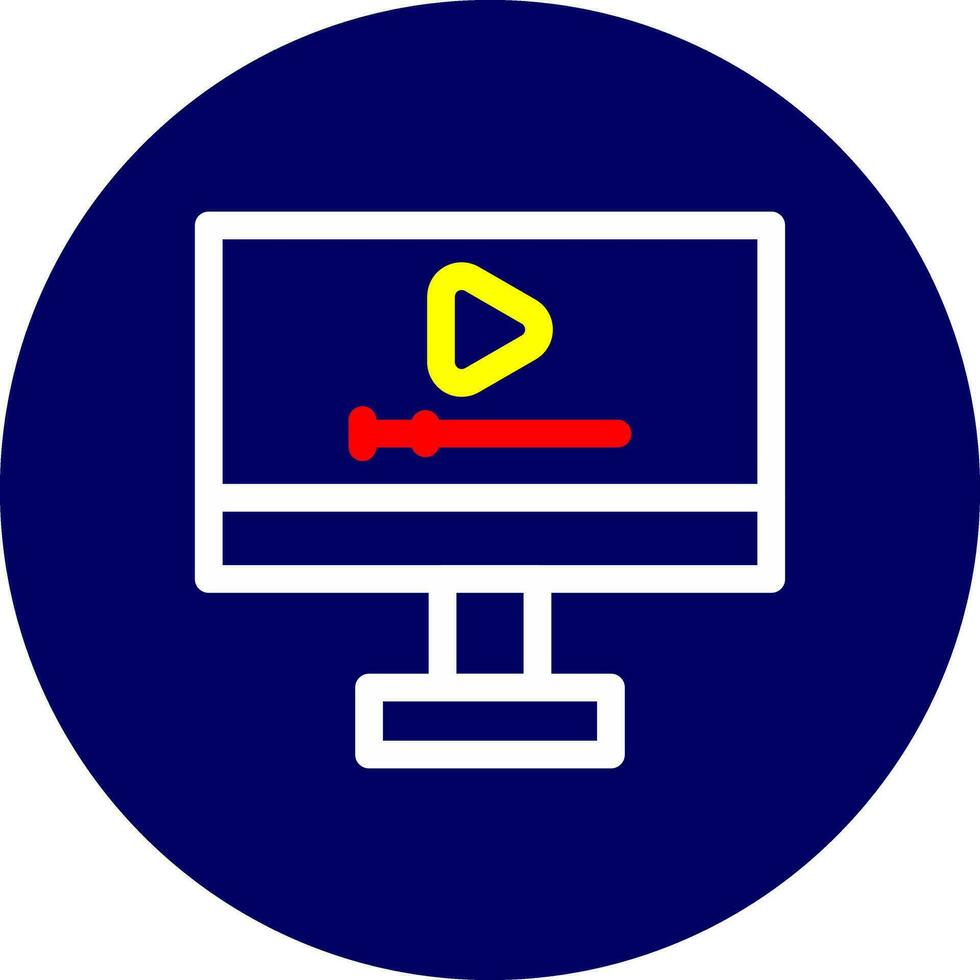 Video Creative Icon Design vector