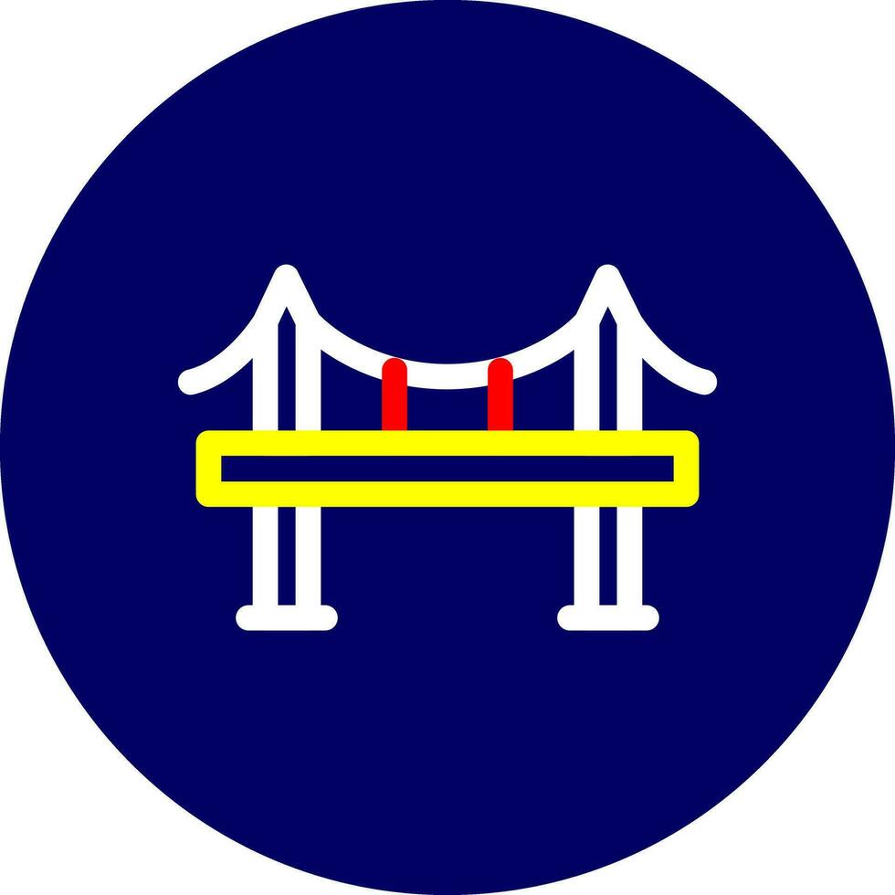 Bridge Creative Icon Design vector