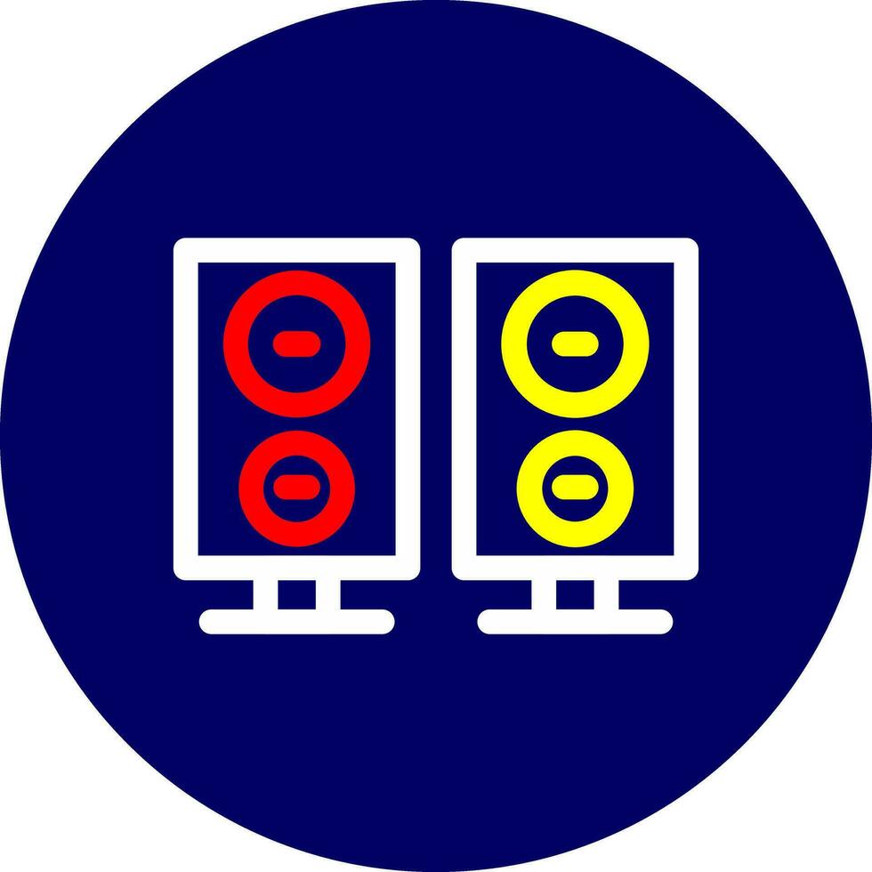 Speakers Creative Icon Design vector