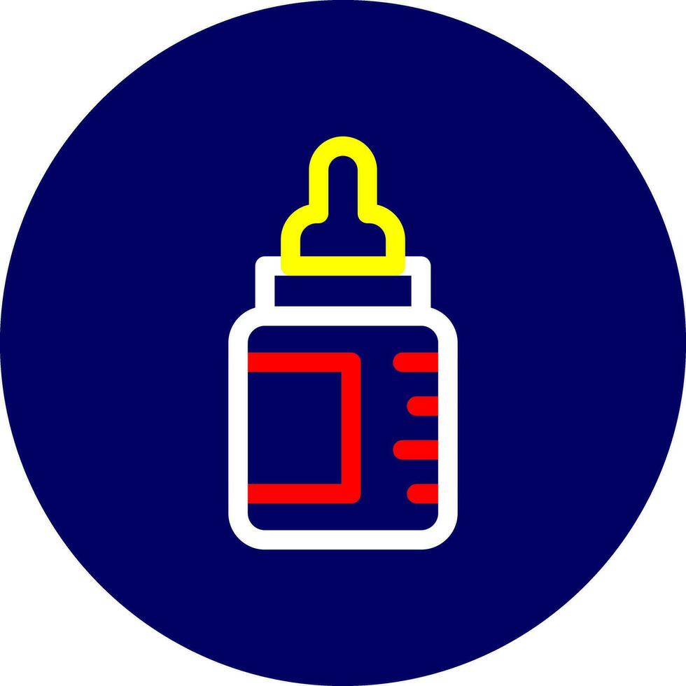 Feeding Bottle Creative Icon Design vector