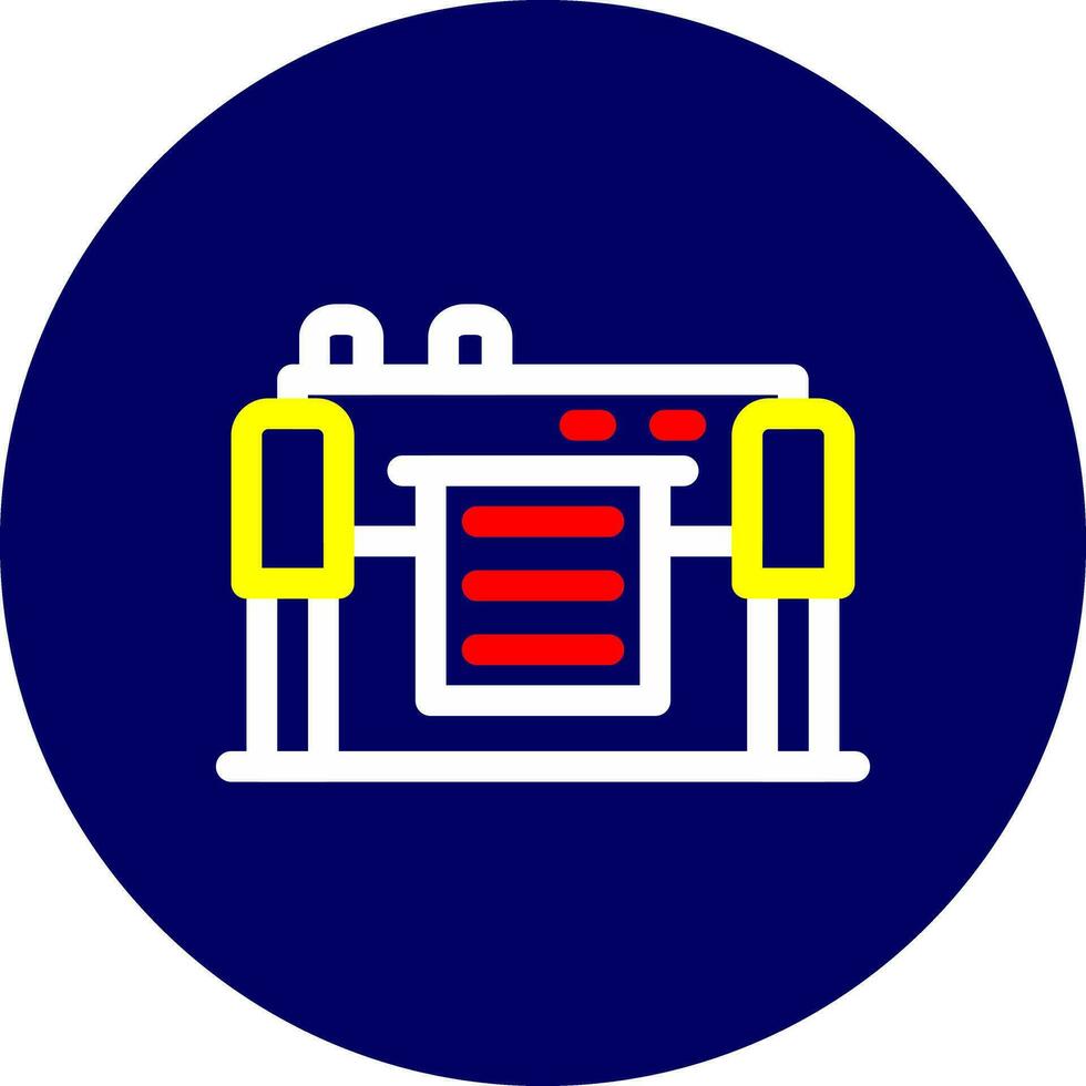 Plotter Creative Icon Design vector