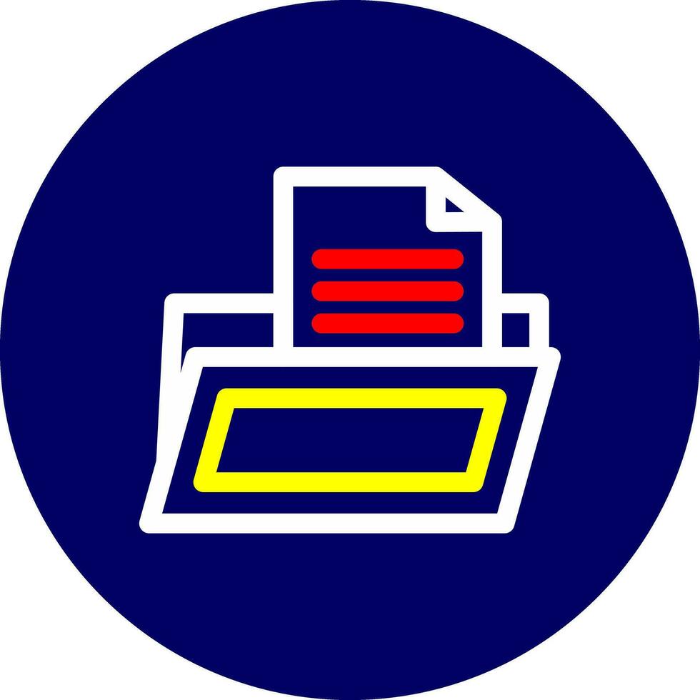 Folder Creative Icon Design vector