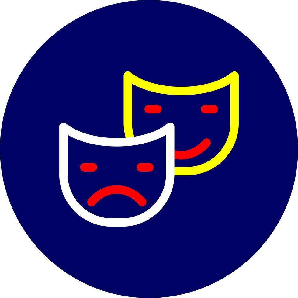 Comedy Creative Icon Design vector