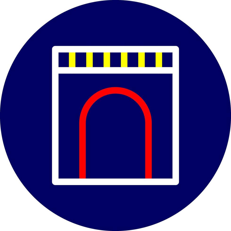 Tunnel Creative Icon Design vector