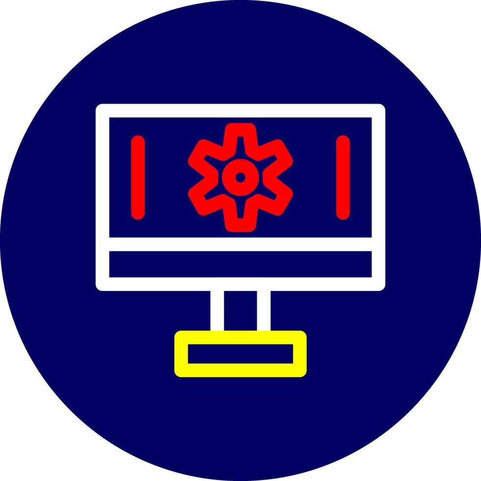 Setting Creative Icon Design vector