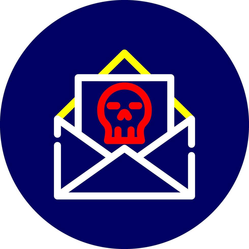 Blackmail Creative Icon Design vector