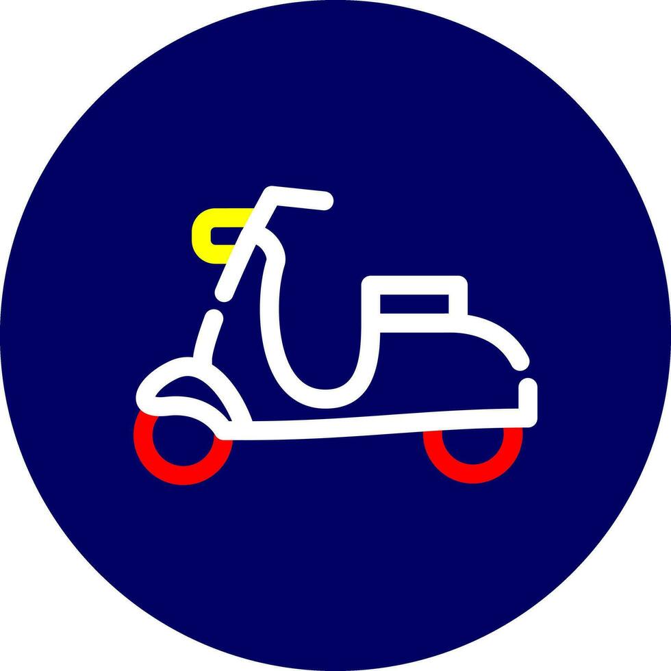 Scooter Creative Icon Design vector