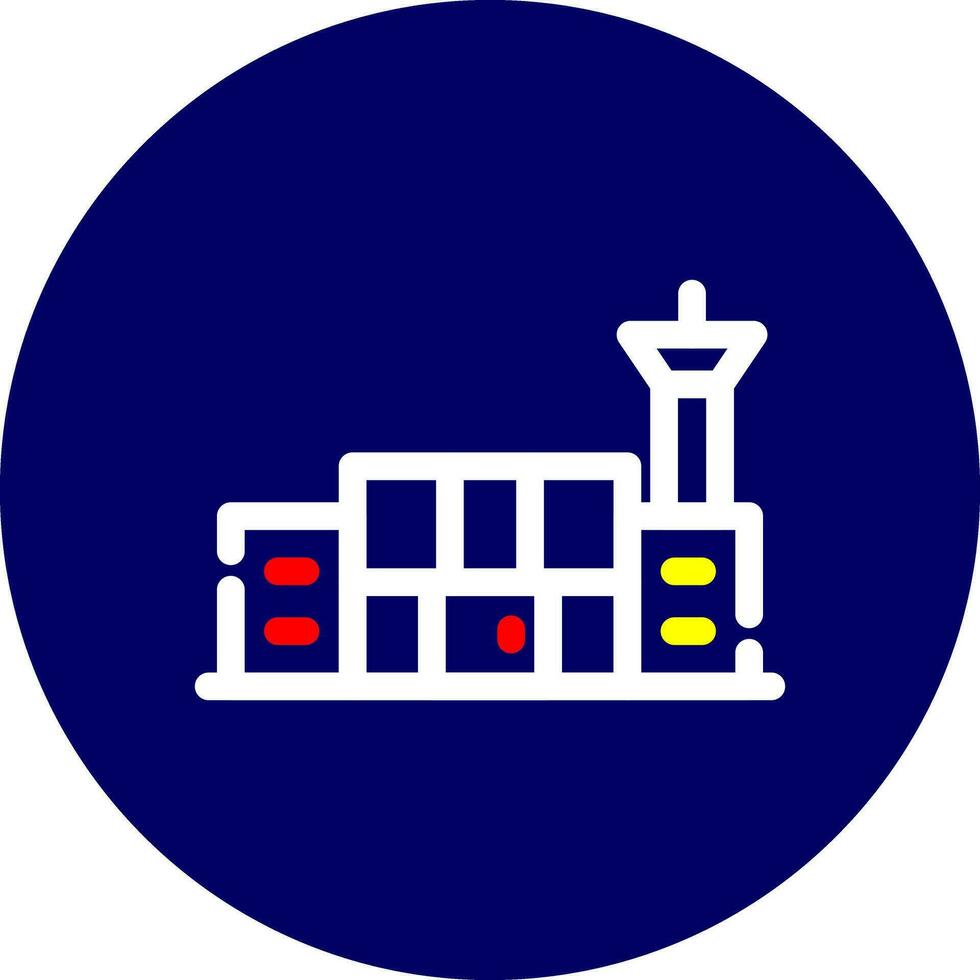 Airport Creative Icon Design vector
