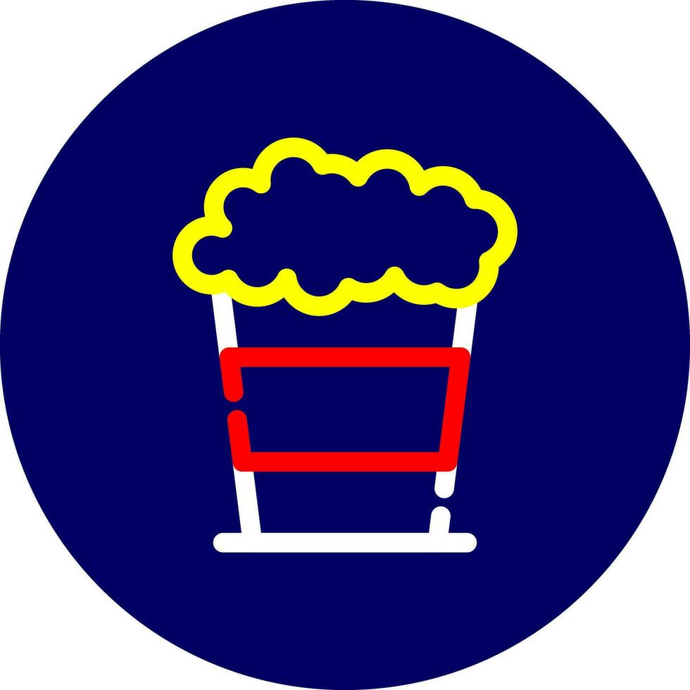 Popcorn Creative Icon Design vector