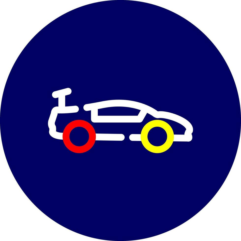 diseño de icono creativo de super coche vector