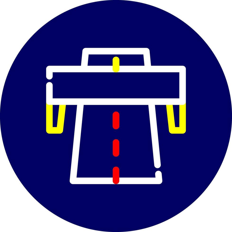 Motorway Creative Icon Design vector