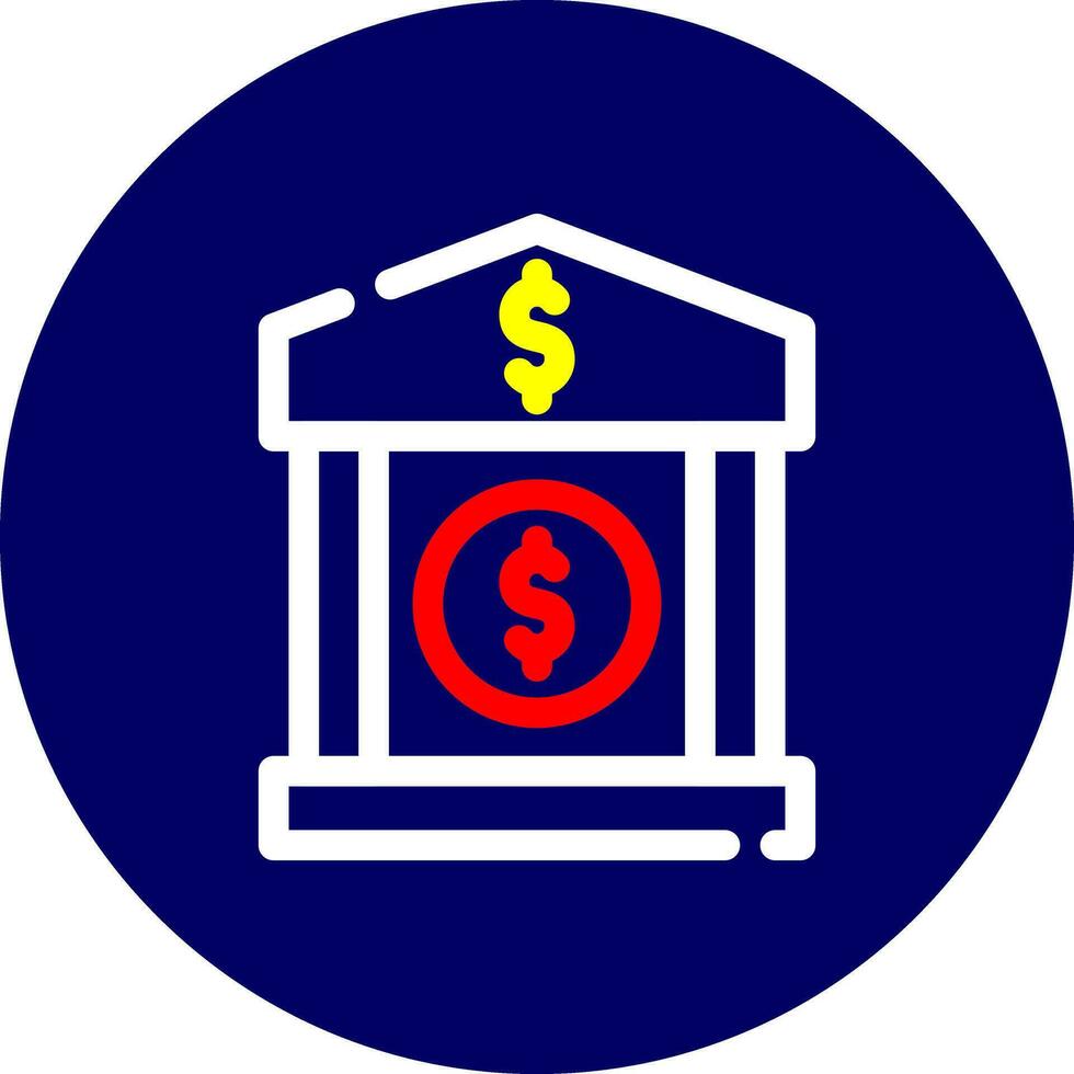 Bank Creative Icon Design vector