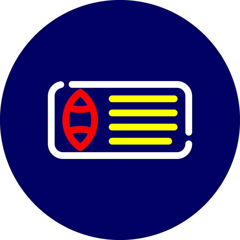 Ticket Creative Icon Design vector