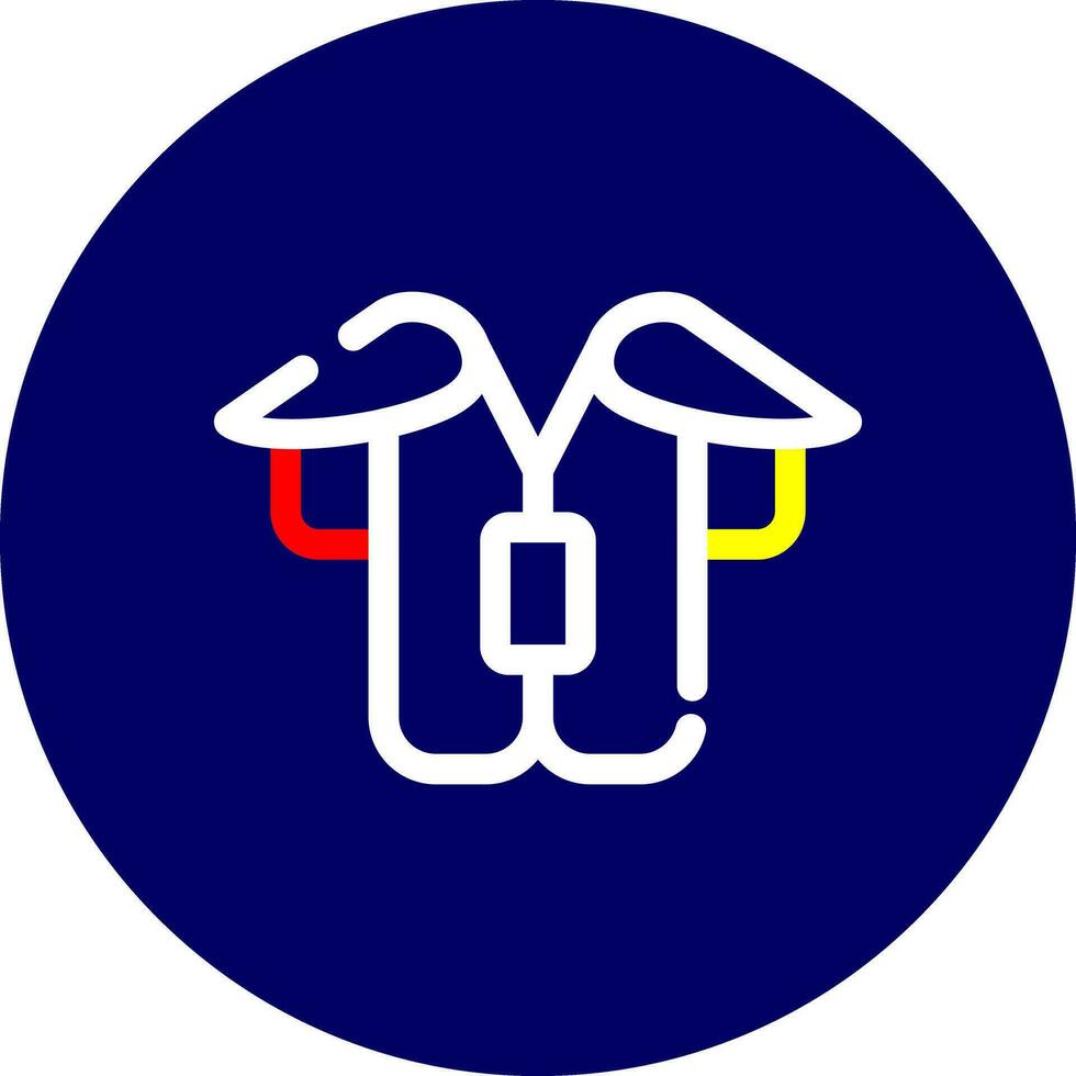 Chest Protection Creative Icon Design vector