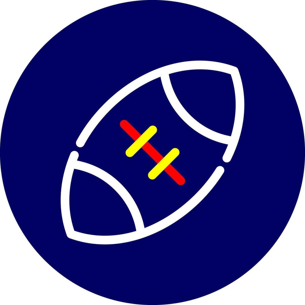 Rugby Creative Icon Design vector
