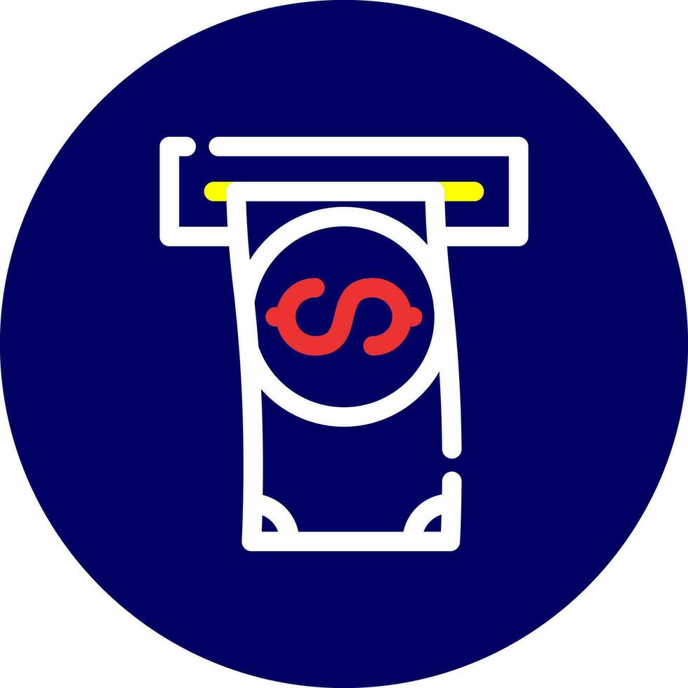 Withdrawal Creative Icon Design vector