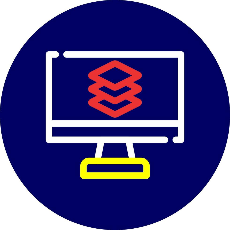 Layers Creative Icon Design vector