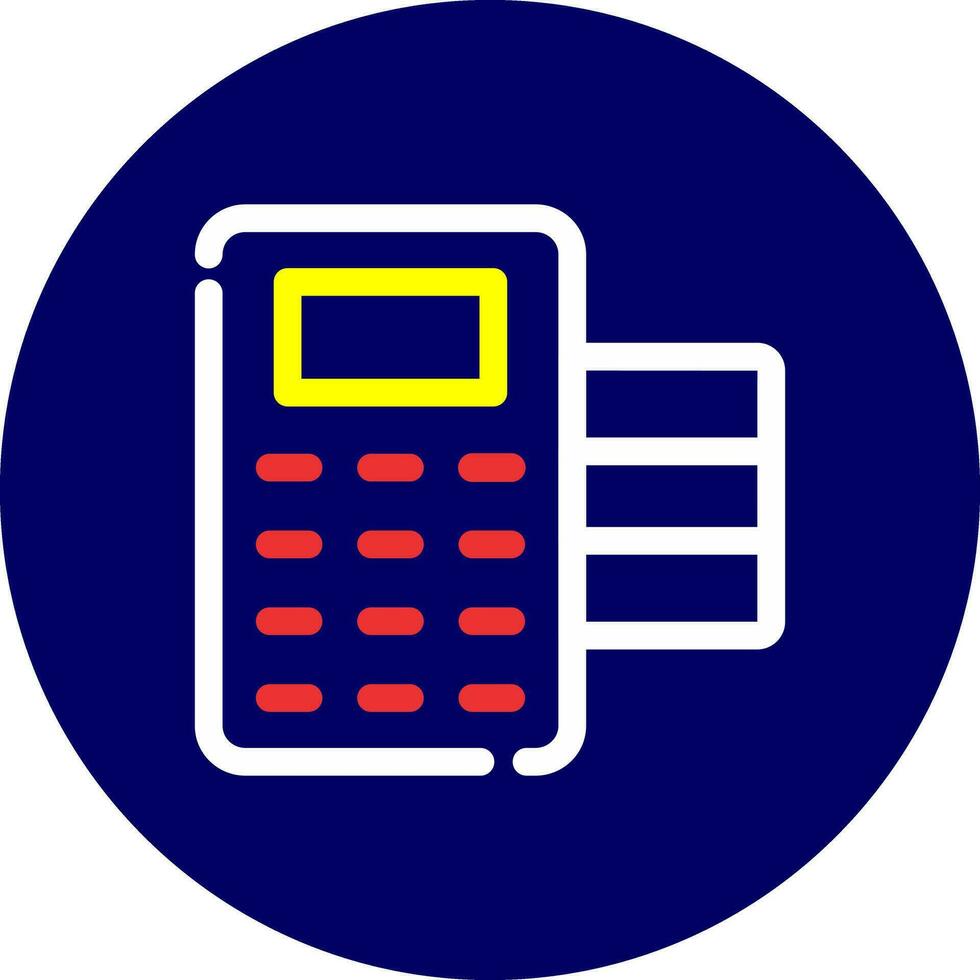 POS Terminal Creative Icon Design vector