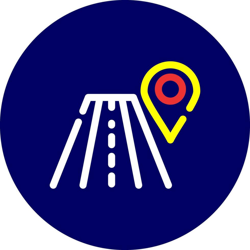 Road Creative Icon Design vector