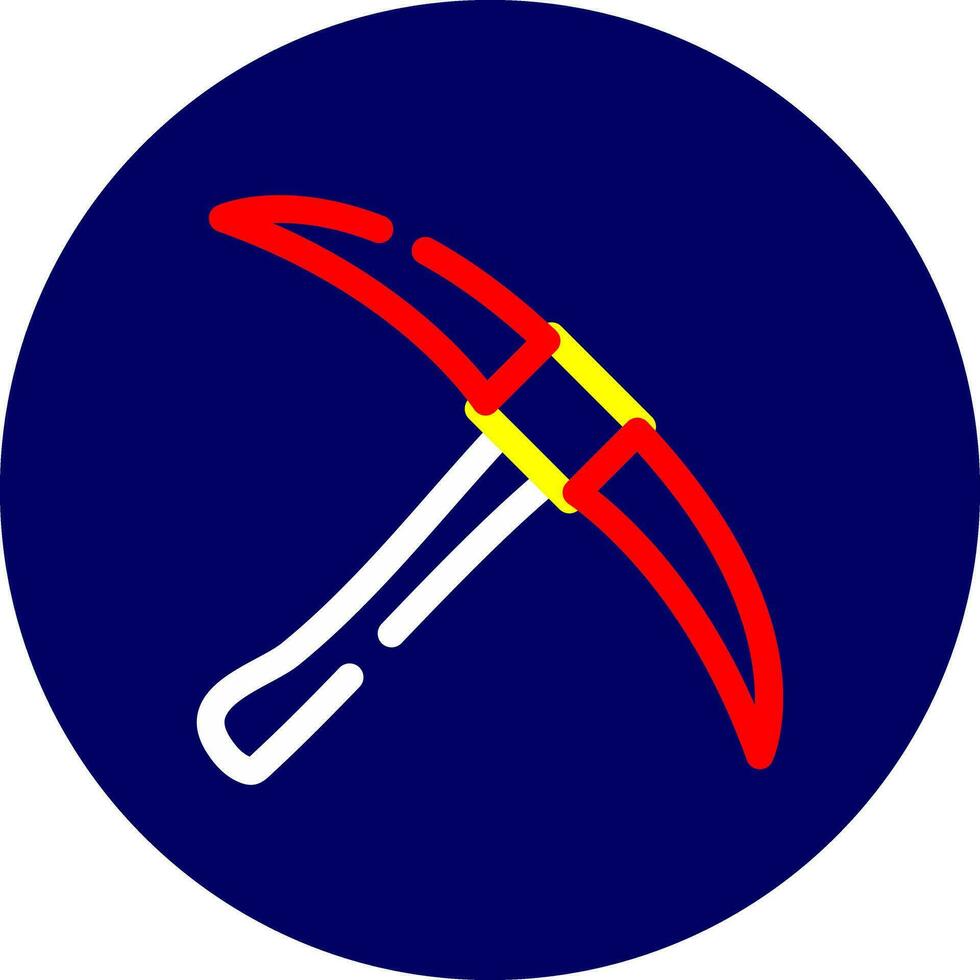 Pickaxe Creative Icon Design vector