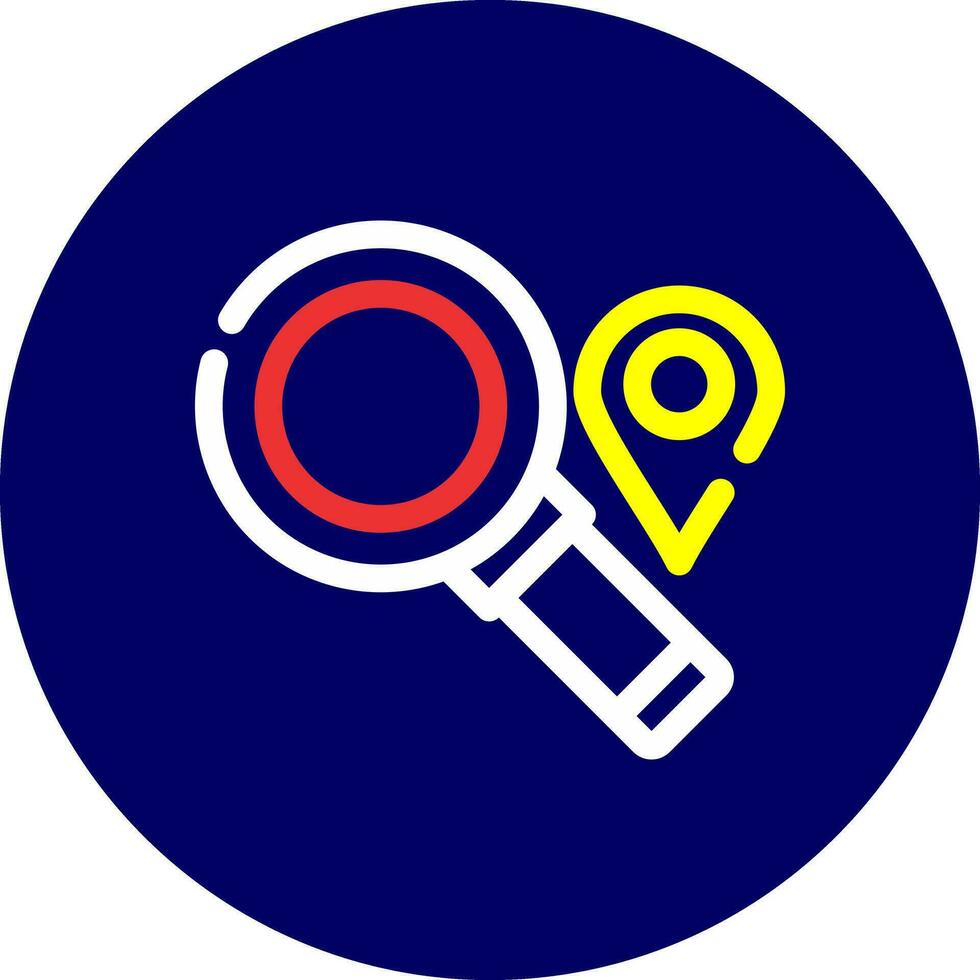 Search Creative Icon Design vector