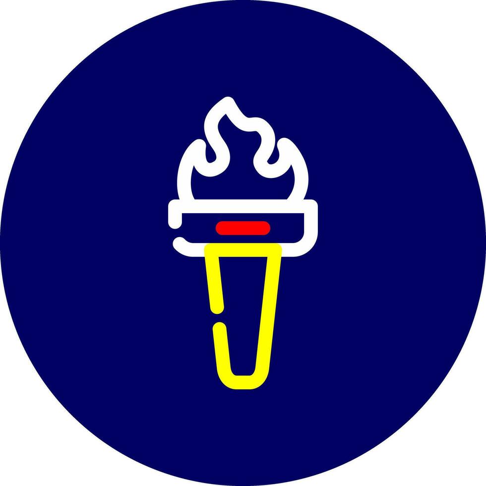 Pirates Torch Creative Icon Design vector