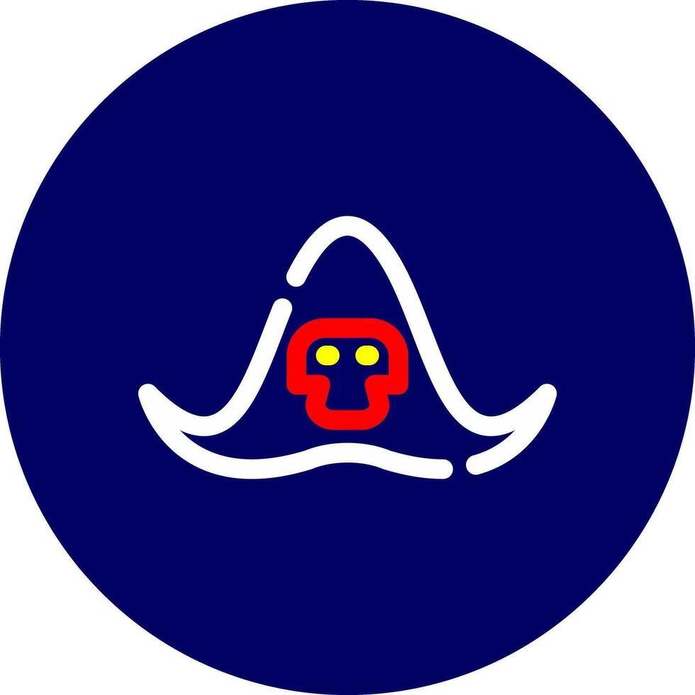 diseño de icono creativo de sombrero vector