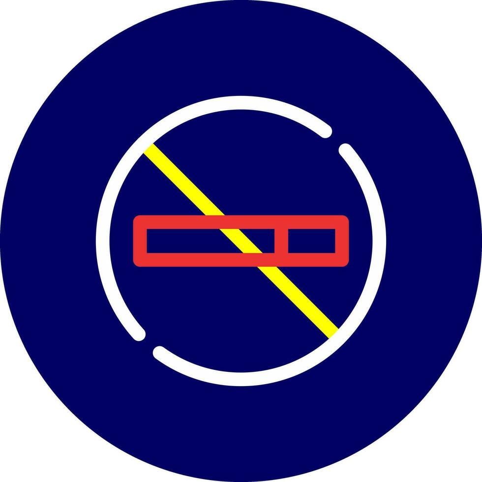 No Smoke Creative Icon Design vector