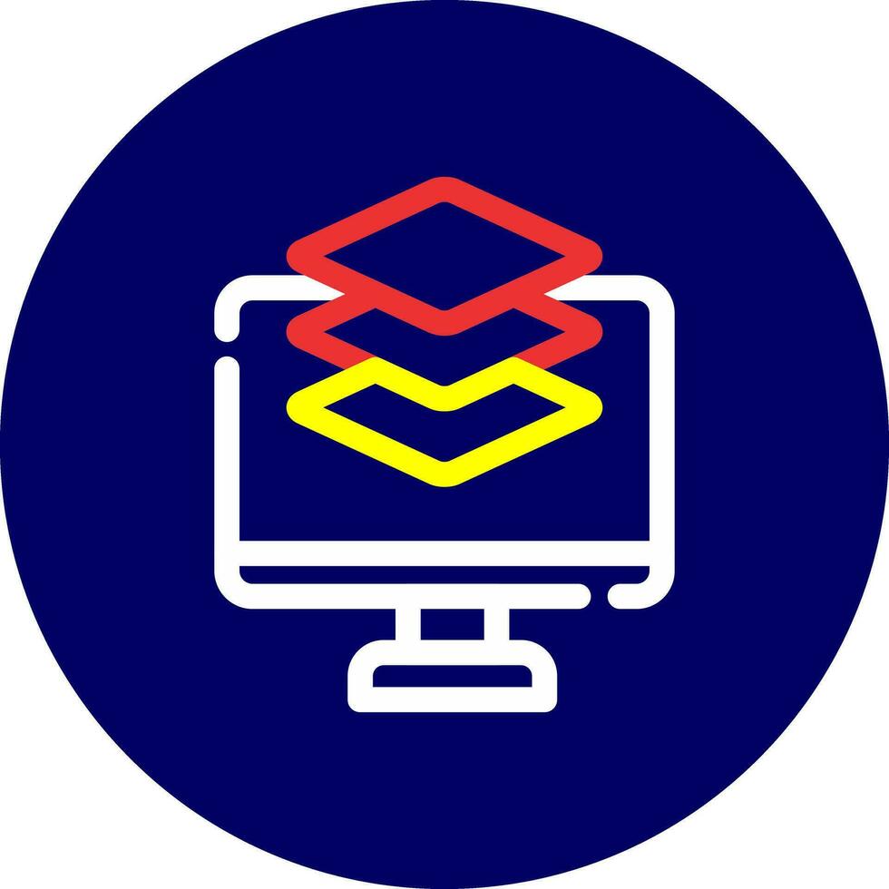 Layer Creative Icon Design vector