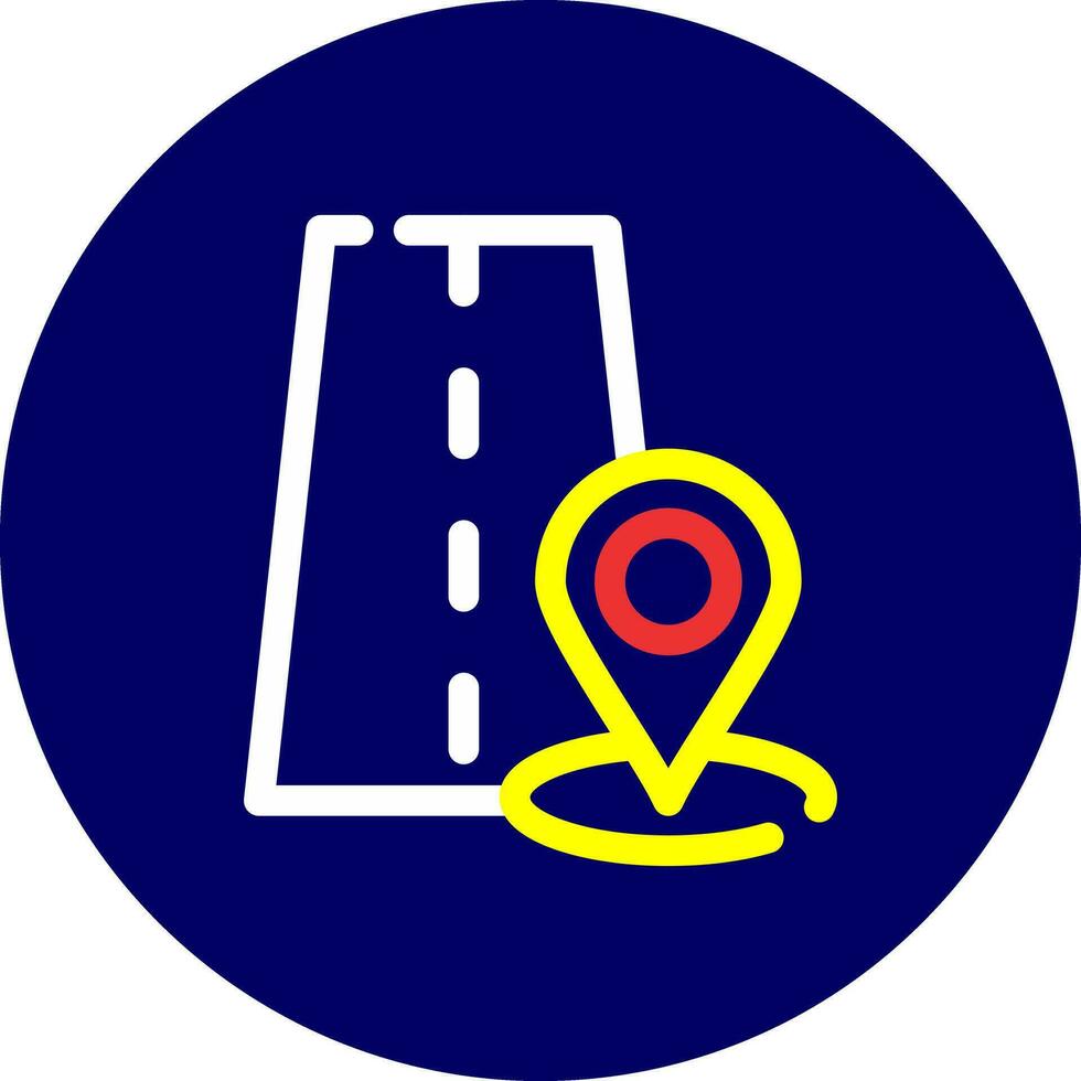 Road Creative Icon Design vector