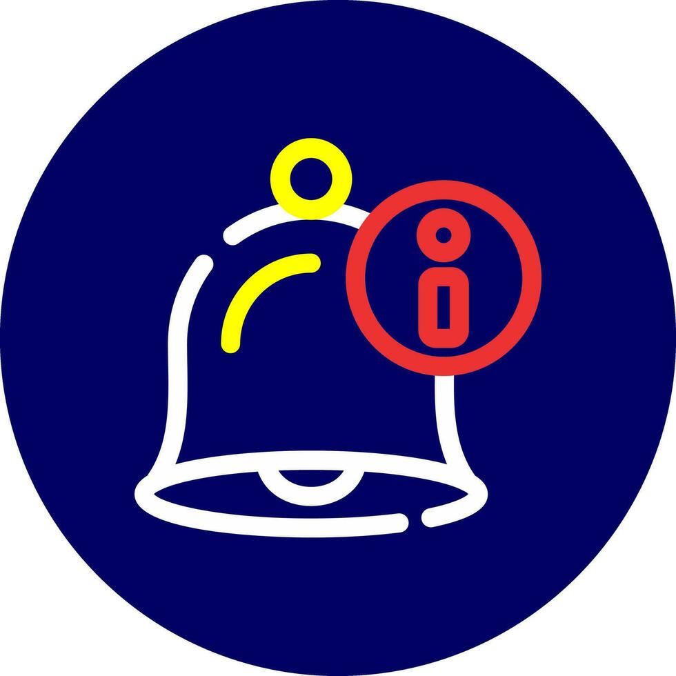 Notification Bell Creative Icon Design vector