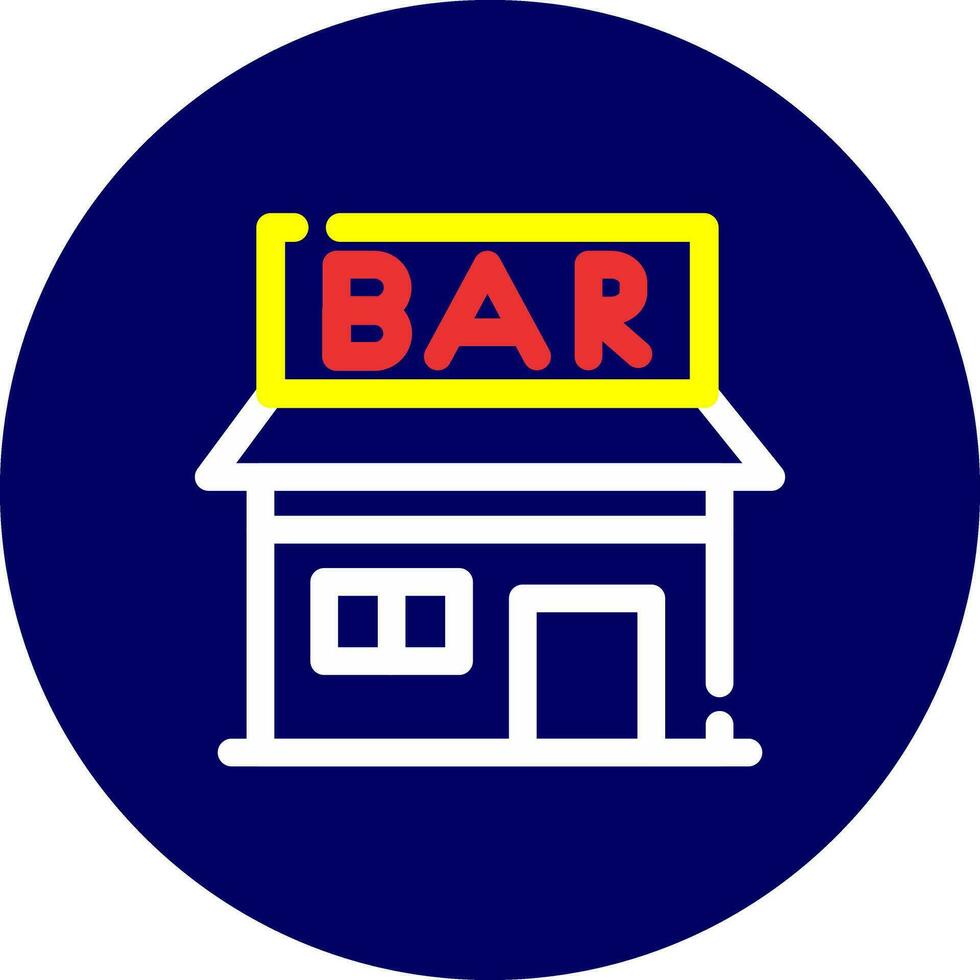 Bar Creative Icon Design vector