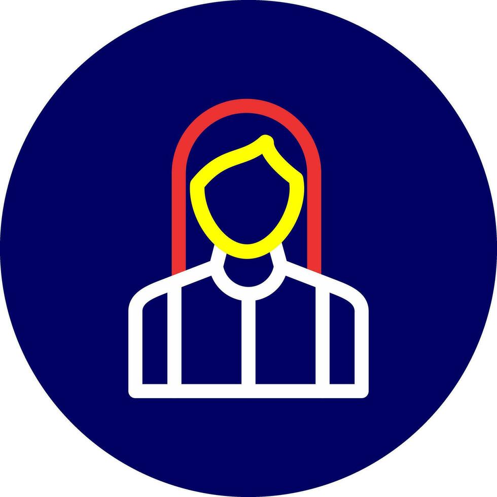 Lady Creative Icon Design vector