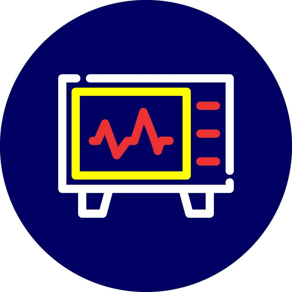 Cardiogram Creative Icon Design vector